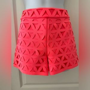 Lilly Pulitzer Shorts 4 Hot Pink Cut Out . Gorgeous Just To Big